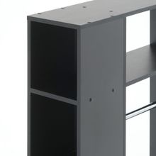 Вешалка напольная с полками Пассаж, 800х250х1460, Черный