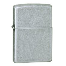 Зажигалка серебристая матовая Zippo Classic с покрытием Plate