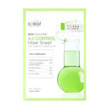 Маска для проблемной кожи с черной ивой Soleaf Skin Solution A.C Control Mask Sheet 5шт