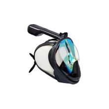 Маска для плавания затемненная с принтом (размер L XL)