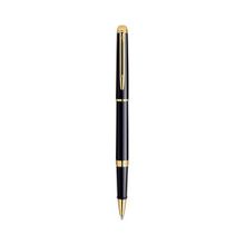 Ручка роллер Waterman модель Hemisphere черная с золотом