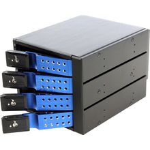Procase   T3-304-SATA3-BL   HotSwap корзина 4xSATA SAS 3.5”