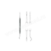 Долото IGLHAUT, двухстороннее, модель 2, 18 см (арт. 43-700-02-07) KLS Martin, Германия