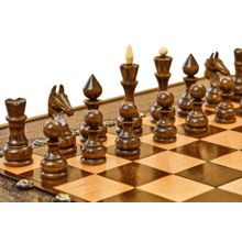 Шахматы + нарды резные "Гамбит 1" 50, Simonyan (as102-5)