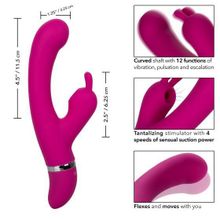 California Exotic Novelties Лиловый вибратор-кролик Foreplay Frenzy Bunny Kisser (лиловый)