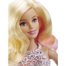 Barbie Блондинка в вечернем платье-трансформере