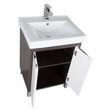 Тумба с раковиной Aquanet Гретта 60  2 двери венге