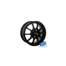 TG Racing TGR001 6.0x15 5 105.00 ET39.0 d56.5 Matt Black Red