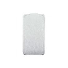 Кожаный чехол для iPhone 4 и 4S Clever Case Leather Shell, цвет белый