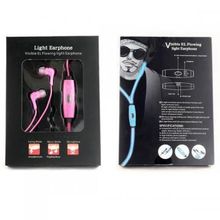 Светящиеся наушники с EL-проводом, красный