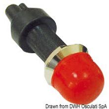 Osculati Watertight brass push button red, 14.910.00RO