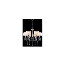 Люстра в современном стиле 3201 6 хром + белый