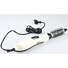 фен-щетка Bosch PHA 2000, 400 Вт, 2 температурных режима, 1 насадка, бежевый антрацит