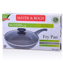 23561 Сковорода мраморн.крошка 24см с крыш МВ (х8)