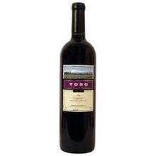 Вино Тосо Темпранилло, 0.750 л., 12.3%, сухое, красное, 6