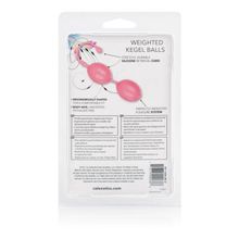 Розовые вагинальные шарики Weighted Kegel Balls Розовый