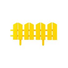 Бордюр декоративный желтый Grinda "Летний сад" 422225-Y (16х300см)