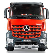 Bruder Грузовик Mercedes-Benz с краном, корзиной и 2 паллетами 03-651