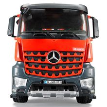 Bruder Грузовик Mercedes-Benz с краном, корзиной и 2 паллетами 03-651