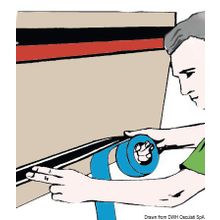 Osculati Waterline stripe tape blue 30 mm, 65.108.30BL