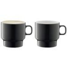 LSA International Набор из 2 чашек для флэт-уайт кофе utility 280 мл серый арт. P276-10-523