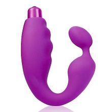 Bior toys Фиолетовый вибромассажер-подкова Cosmo - 19,5 см.