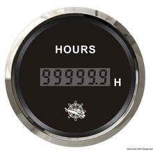 Osculati Digital hour counter black glossy, 27.321.36