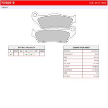 FERODO Тормозные колодки FERODO FDB2018P