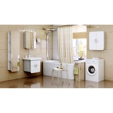 Aqwella Тумба с раковиной Аликанте 55 дуб седой