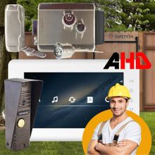 Tantos ✔ Видеодомофон под ключ для дома Mia HD Corban HD + замок Classic