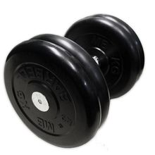 Гантель неразборная черная 21 кг MB-FdbM-B21