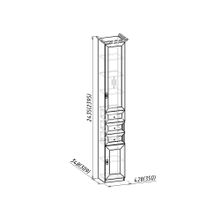 ПМ: Глазов Montpellier Шкаф для книг 8