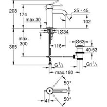 Смеситель Grohe Essence New для раковины, 23589DL1