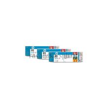 Набор струйных картриджей HP N91 3-pack light cyan (C9486A)