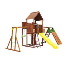 Детский городок Jungle Gym Palace + Climb + Рукоход с гимнастическими кольцами