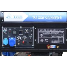 Инверторный бензиновый сварочный генератор TSS GGW 5.0 200ED-R