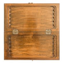 Шахматы + нарды резные с гранатами 30