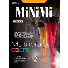 Колготки женские ЦВЕТНЫЕ MiNiMi Multifibra colors 70 den