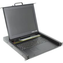 Коммутатор Procase   E1701   1U выдвижная однорельсовая PS   2 USB консоль с LCD 17"