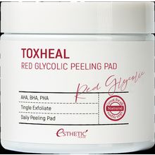 Esthetic House Toxheal Red Glyucolic Peeling Pad Пилинг подушечки миндальные, 100 мл(100 шт)