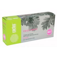 Тонер Картридж Cactus CS-CLT-M407S пурпурный для Samsung CLP-325 CLX-3185 (1000стр.)