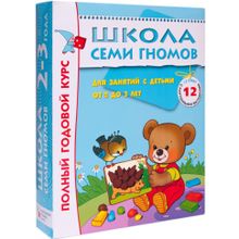 Комплект книг МОЗАИКА-СИНТЕЗ 4754 Школа семи гномов 2-3 года. полный годовой курс (12 книг с картонной вкладкой)