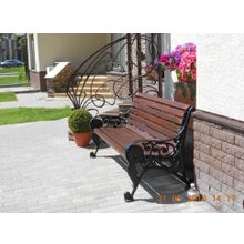 Скамейка чугунная «ПАРК ЧАИР»  (1,8м (99 кг.))