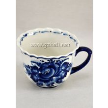 Чашка "Удача". Гжельский фарфор. арт. 0103