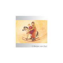 Op het hobbelpaard - Лошадка-качалка