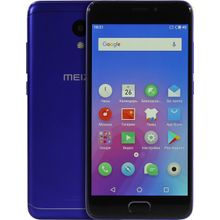 Смартфон Meizu M6    M711H-16Gb    Blue (1.5+1GHz, 2Gb, 5.2"1280x720 IPS, 4G+WiFi+BT, 16Gb+microSD, 13Mpx)