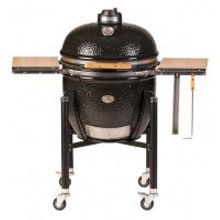 Керамический гриль Monolith Grill Le Chef XL (очень большой) black (черный) комплект
