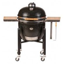 Керамический гриль Monolith Grill Le Chef XL (очень большой) black (черный) комплект