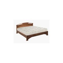Кровать Альфа-Люкс-Ф, 1 спинка (Размер кровати: 90Х190 200, Цвет: орех, береза, Модификация: Филенчатый)