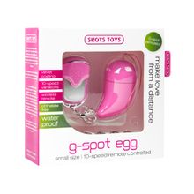 Розовое виброяйцо G-spot Egg Small Розовый